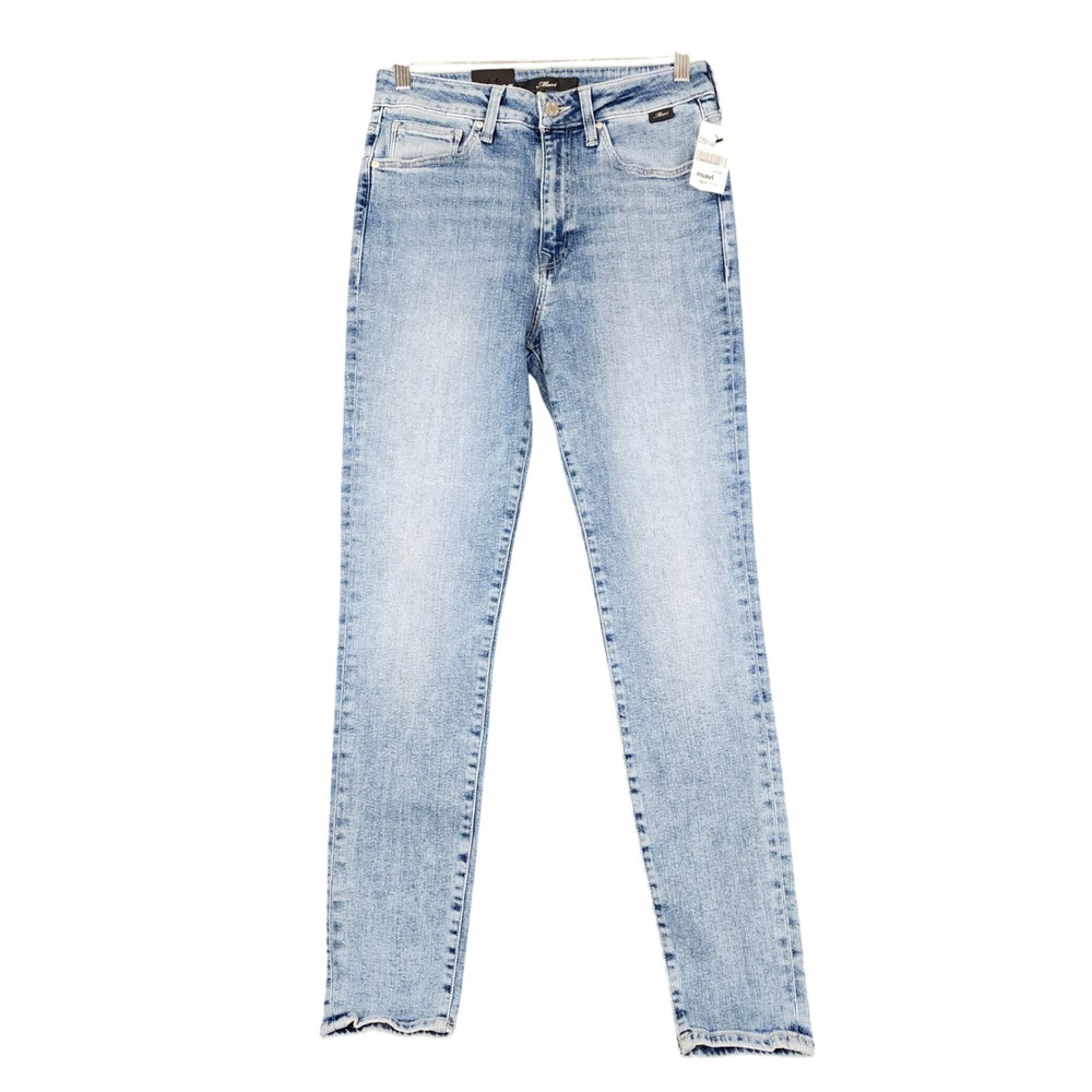 Mavi Scarlett Super High-Rise Super Skinny‎ Jeans LT Organic Blue W27 L29 NEW